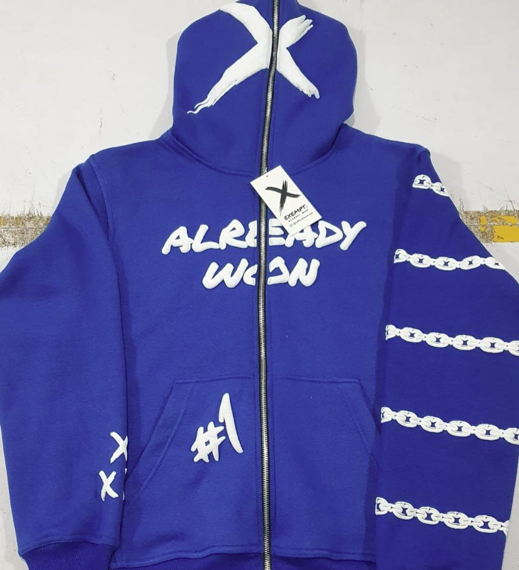 blue jacket