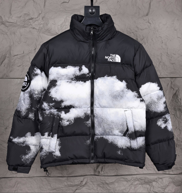 THE North face coat - White Cloud