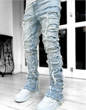 Load image into Gallery viewer, STEEL BLUE STACKED DENIM
